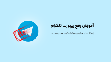 آموزش رفع ریپورت تلگرام